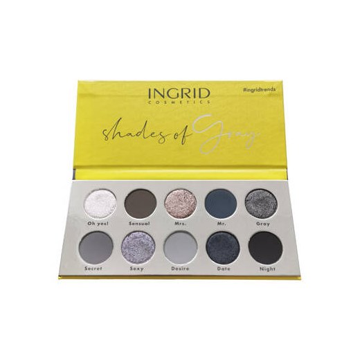 Shades of Gray paleta cieni do powiek 15g Ingrid uniwersalny www.ichester.pl