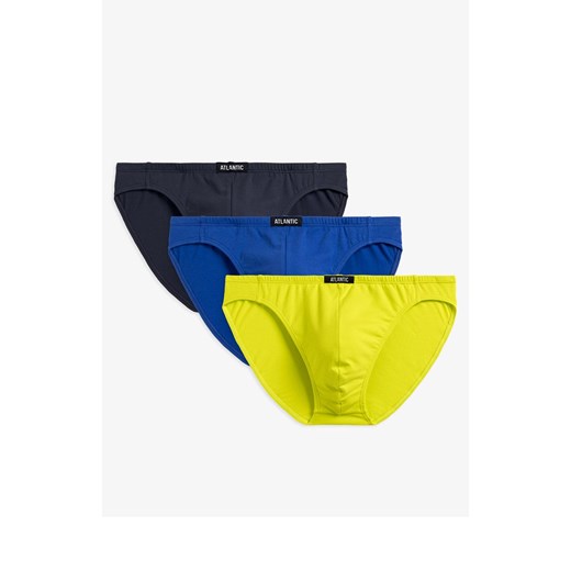Slipy męskie mini 3-pack 3MP-170, Kolor multicolour, Rozmiar M, ATLANTIC ze sklepu Primodo w kategorii Majtki męskie - zdjęcie 170679851