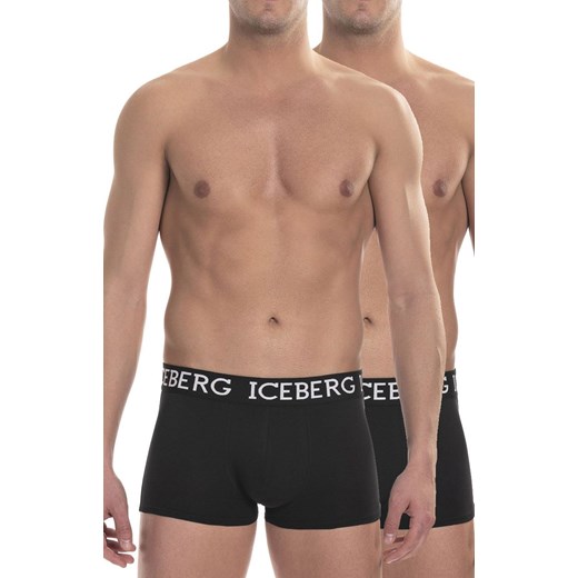 Bokserki męskie ICE1UTR01B-Trunk 2-pack, Kolor czarny, Rozmiar M, ICEBERG ze sklepu Primodo w kategorii Majtki męskie - zdjęcie 170680684