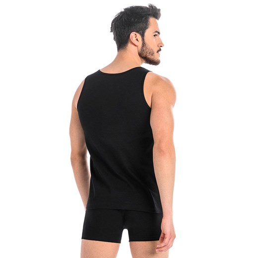 Czarny podkoszulek męski tank top Eli 1301, Kolor czarny, Rozmiar 3XL, Teyli ze sklepu Primodo w kategorii Podkoszulki męskie - zdjęcie 170681702
