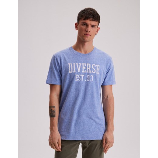 Koszulka MERCED VII J.Niebieski Melanż M ze sklepu Diverse w kategorii T-shirty męskie - zdjęcie 170681972