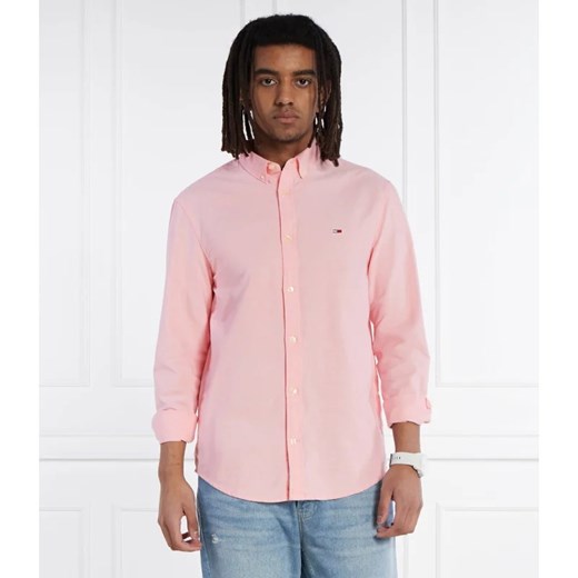 Koszula męska Tommy Jeans z bawełny