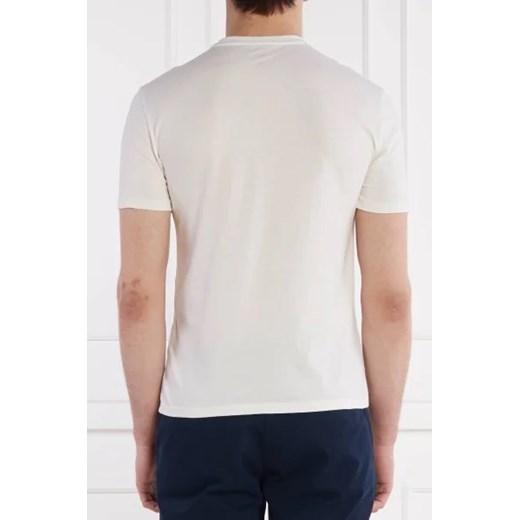 Biały t-shirt męski Armani Exchange z krótkimi rękawami 