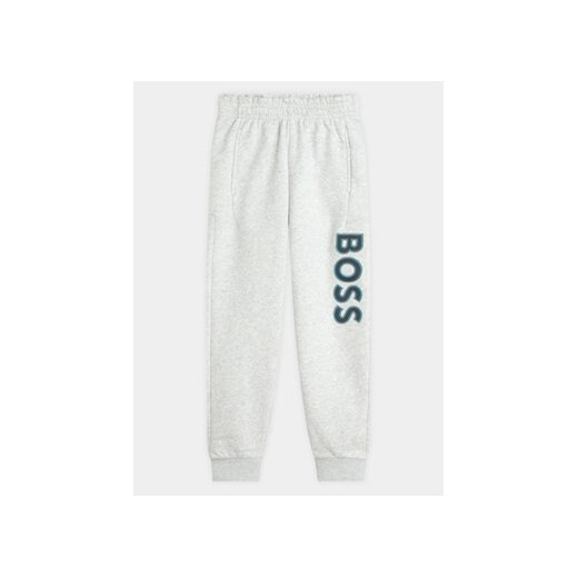 Boss Spodnie dresowe J50751 M Szary Regular Fit ze sklepu MODIVO w kategorii Spodnie chłopięce - zdjęcie 170684873