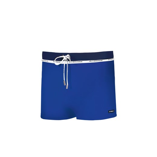 Bokserki kąpielowe męskie niebieskie - Swimming Trunks L4N ze sklepu Self Collection w kategorii Kąpielówki - zdjęcie 170686322