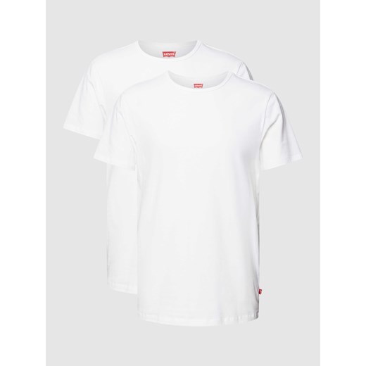T-shirt z detalem z logo w zestawie 2 szt. ze sklepu Peek&Cloppenburg  w kategorii Podkoszulki męskie - zdjęcie 170695370