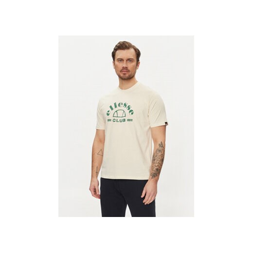 Ellesse T-Shirt Club SHV20259 Biały Regular Fit ze sklepu MODIVO w kategorii T-shirty męskie - zdjęcie 170696681