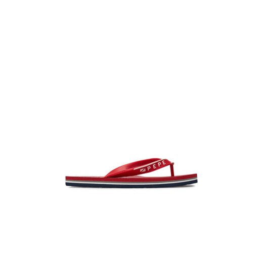 Pepe Jeans Japonki Pool PMS70117 Czerwony ze sklepu MODIVO w kategorii Klapki męskie - zdjęcie 170696881