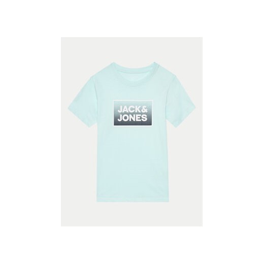 Jack&Jones Junior T-Shirt Steel 12249633 Zielony Standard Fit ze sklepu MODIVO w kategorii T-shirty chłopięce - zdjęcie 170696971