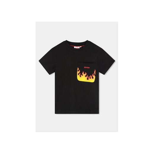 Hugo T-Shirt G00010 S Czarny Regular Fit ze sklepu MODIVO w kategorii T-shirty chłopięce - zdjęcie 170697020