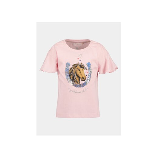 Blue Seven T-Shirt 702305 X Różowy Regular Fit ze sklepu MODIVO w kategorii Bluzki dziewczęce - zdjęcie 170697050