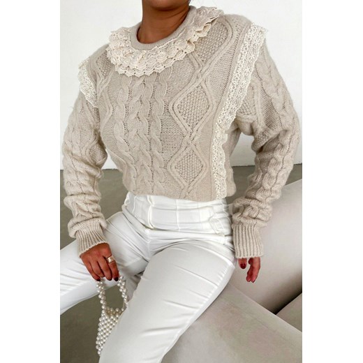 Sweter GARMESA ze sklepu Ivet Shop w kategorii Swetry damskie - zdjęcie 170705353