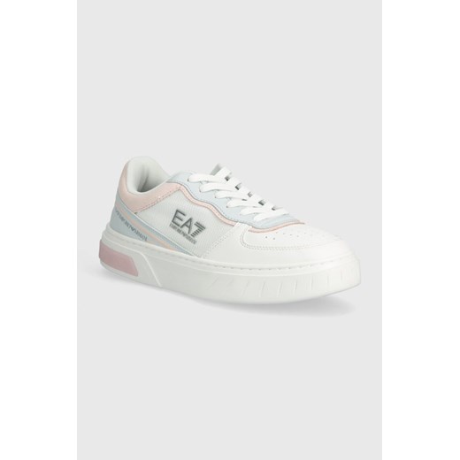 EA7 Emporio Armani sneakersy kolor biały ze sklepu ANSWEAR.com w kategorii Buty sportowe damskie - zdjęcie 170705591