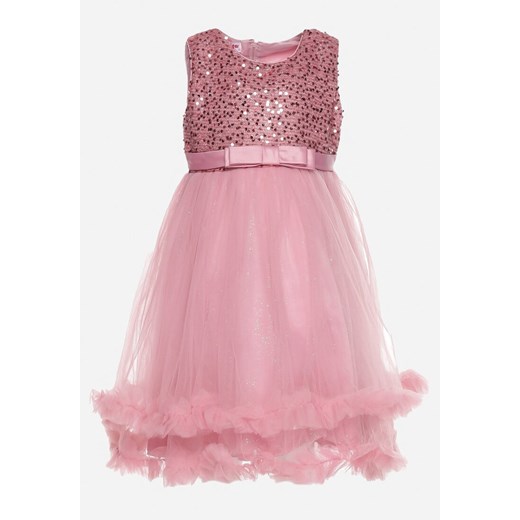 Sukienka dziewczęca Born2be różowa tiulowa 