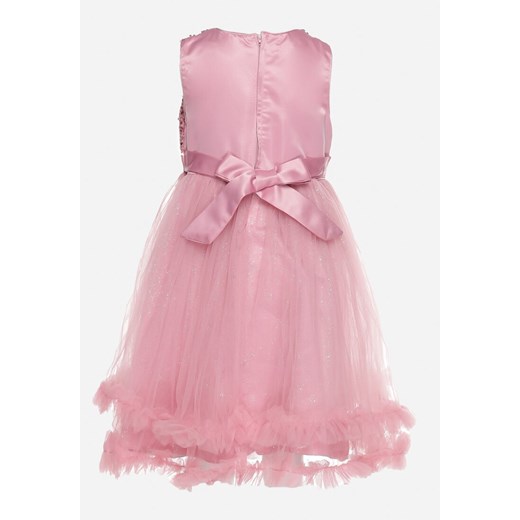 Sukienka dziewczęca Born2be różowa tiulowa 