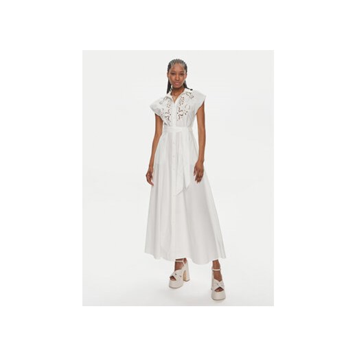 Gaudi Sukienka koszulowa 411FD15029 Biały Regular Fit ze sklepu MODIVO w kategorii Sukienki - zdjęcie 170712863