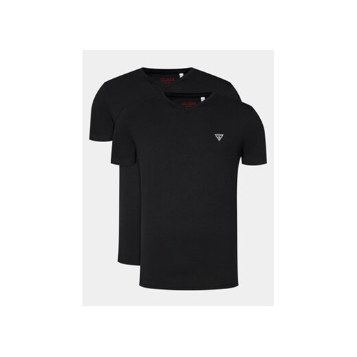Guess Komplet 2 t-shirtów Caleb U97G03 KCD31 Czarny Regular Fit ze sklepu MODIVO w kategorii T-shirty męskie - zdjęcie 170712870