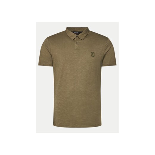 INDICODE Polo Kigan 41-039 Zielony Regular Fit ze sklepu MODIVO w kategorii T-shirty męskie - zdjęcie 170712961