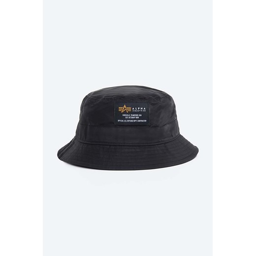 Alpha Industries kapelusz VLC Cap kolor czarny 116912.03 ze sklepu ANSWEAR.com w kategorii Kapelusze męskie - zdjęcie 170713802