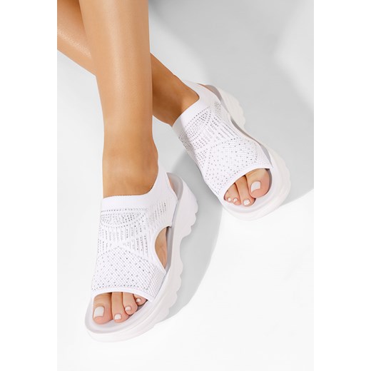 Białe sandały damskie Blakely ze sklepu Zapatos w kategorii Sandały damskie - zdjęcie 170715772