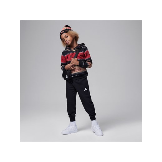 Dwuczęściowy zestaw z bluzą z kapturem dla małych dzieci Jordan MJ Holiday - Czerń ze sklepu Nike poland w kategorii Dresy chłopięce - zdjęcie 170716743
