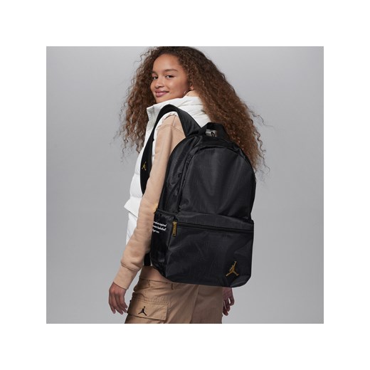 Plecak Jordan Black and Gold Backpack (19 l) - Czerń ze sklepu Nike poland w kategorii Plecaki - zdjęcie 170716744