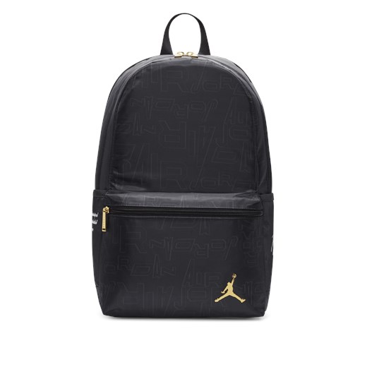 Plecak Jordan Black and Gold Backpack (19 l) - Czerń Jordan JEDEN Nike poland