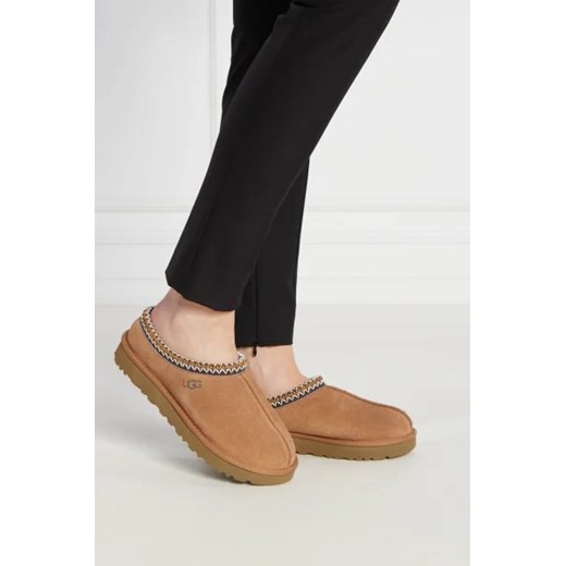 UGG Skórzane obuwie domowe W TASMAN | z dodatkiem wełny 37 Gomez Fashion Store