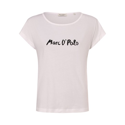 Marc O'Polo Koszulka damska Kobiety Bawełna biały jednolity ze sklepu vangraaf w kategorii Bluzki damskie - zdjęcie 170719641