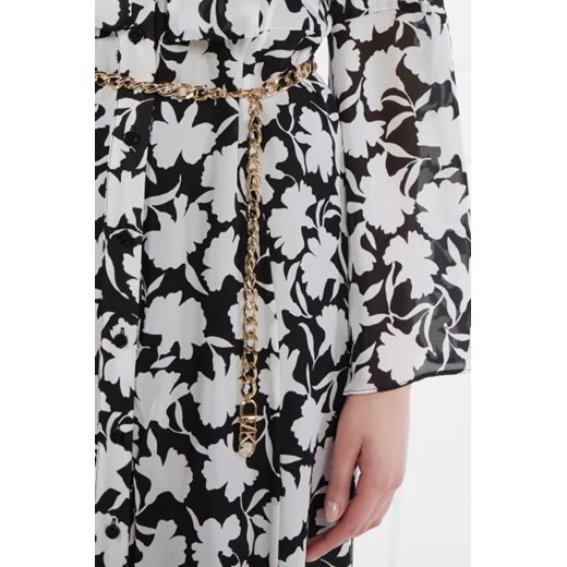 Michael Kors Sukienka z paskiem | z dodatkiem jedwabiu Michael Kors M okazja Gomez Fashion Store