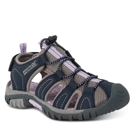 Sandały Regatta Westshore Jnr RKF600 Navy/Lilac Frost N57 Regatta 29 eobuwie.pl