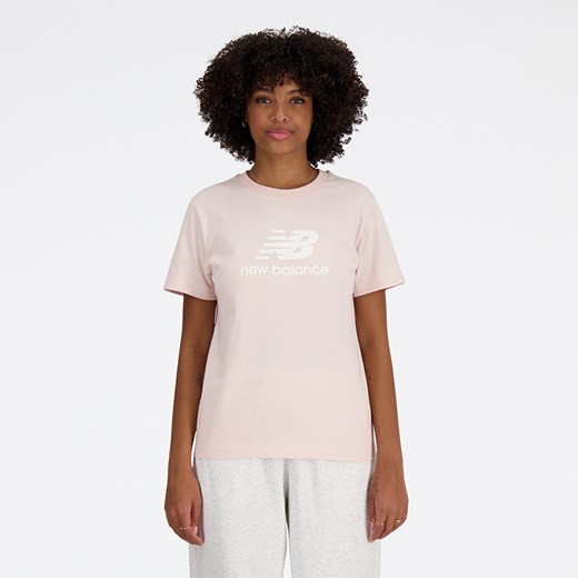 Koszulka damska New Balance WT41502OUK – różowa ze sklepu New Balance Poland w kategorii Bluzki damskie - zdjęcie 170724770