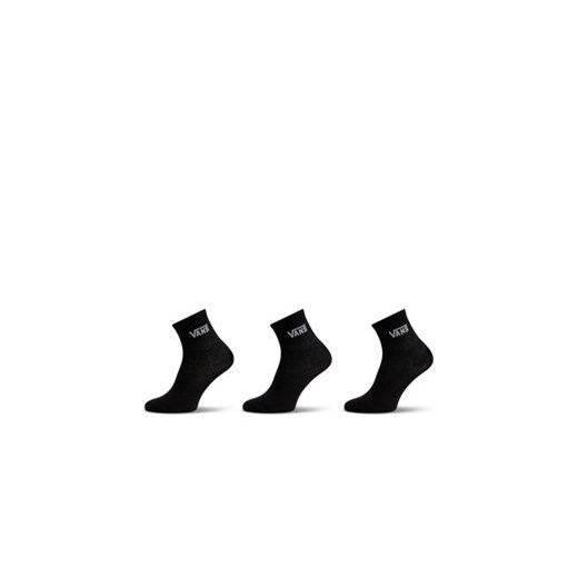 Vans Zestaw 3 par wysokich skarpet damskich Classic Half Crew Sock VN00073EBLK1 Czarny ze sklepu MODIVO w kategorii Skarpetki damskie - zdjęcie 170726334