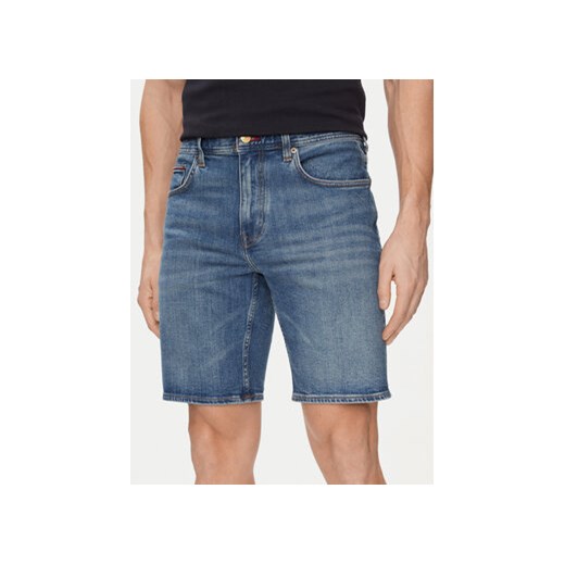 Tommy Hilfiger Szorty jeansowe Brooklyn MW0MW35172 Niebieski Straight Fit ze sklepu MODIVO w kategorii Spodenki męskie - zdjęcie 170726501