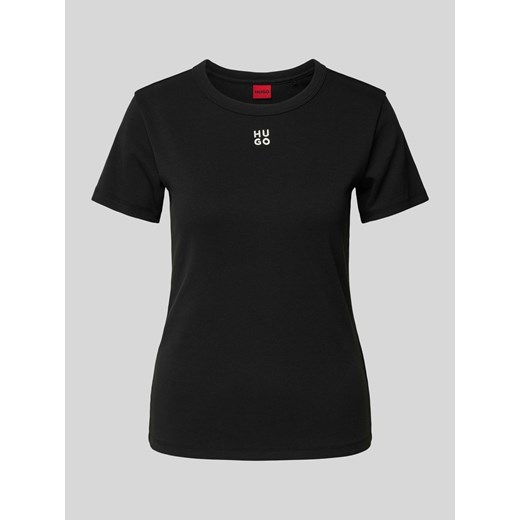 T-shirt z wyhaftowanym logo model ‘Deloris’ ze sklepu Peek&Cloppenburg  w kategorii Bluzki damskie - zdjęcie 170726691