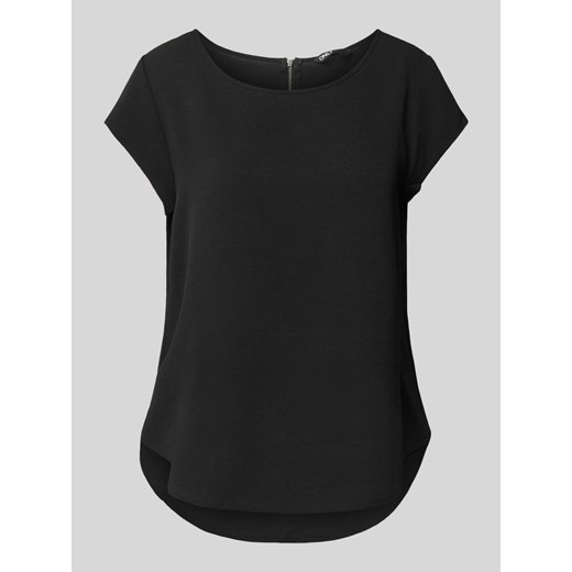 Bluzka w jednolitym kolorze model ‘VIC’ ze sklepu Peek&Cloppenburg  w kategorii Bluzki damskie - zdjęcie 170726754