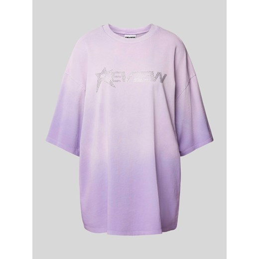 T-shirt zdobiony kamieniami ze sklepu Peek&Cloppenburg  w kategorii Bluzki damskie - zdjęcie 170726771