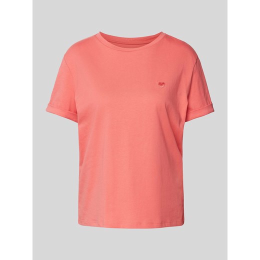 T-shirt z wyhaftowanym motywem model ‘Serz’ ze sklepu Peek&Cloppenburg  w kategorii Bluzki damskie - zdjęcie 170726831