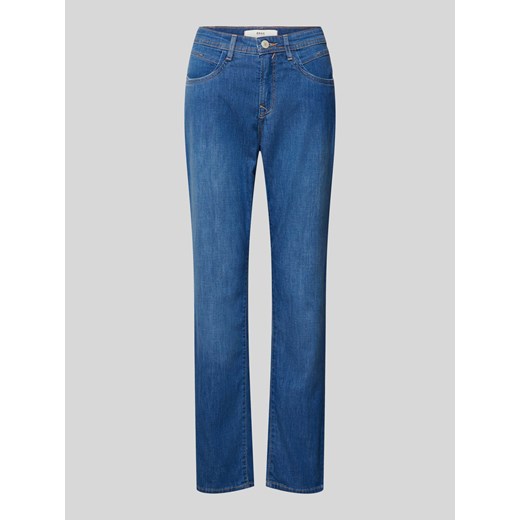 Jeansy z prostą nogawką i wpuszczanymi kieszeniami model ‘STYLE.CAROLA’ ze sklepu Peek&Cloppenburg  w kategorii Jeansy damskie - zdjęcie 170726901