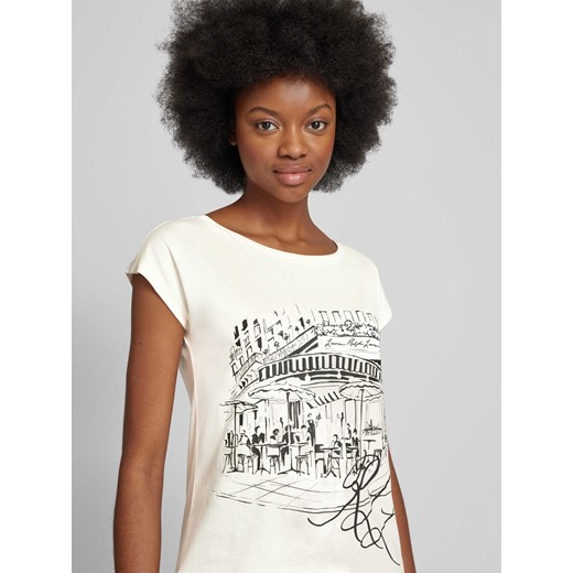 T-shirt z dekoltem w łódkę model ‘GRIETA’ XL Peek&Cloppenburg 