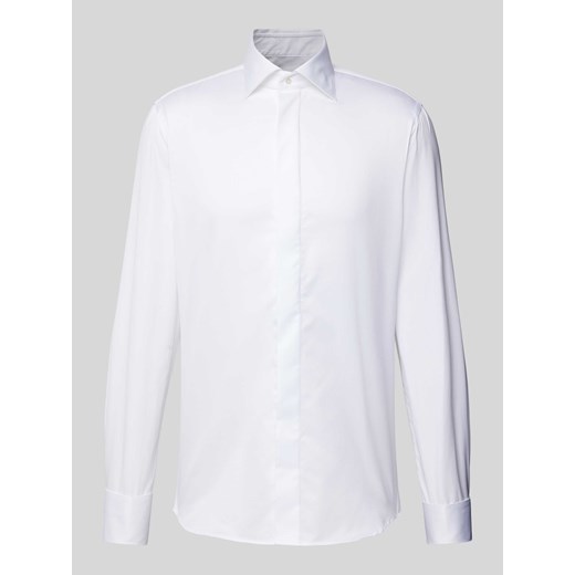 Koszula biznesowa o kroju regular fit z kołnierzykiem typu kent ze sklepu Peek&Cloppenburg  w kategorii Koszule męskie - zdjęcie 170727124