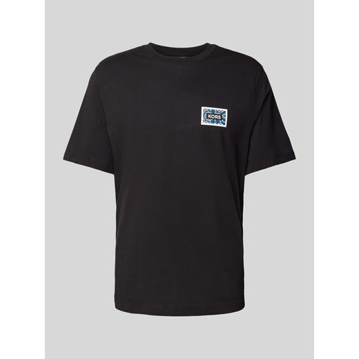T-shirt z detalami z logo ze sklepu Peek&Cloppenburg  w kategorii T-shirty męskie - zdjęcie 170727191