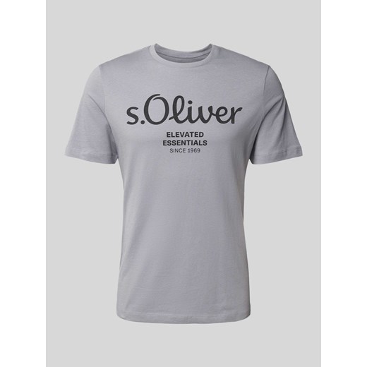 T-shirt z nadrukiem z logo ze sklepu Peek&Cloppenburg  w kategorii T-shirty męskie - zdjęcie 170727221