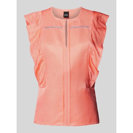 Top bluzkowy z falbanami model ‘Bileina’ ze sklepu Peek&Cloppenburg  w kategorii Bluzki damskie - zdjęcie 170727272
