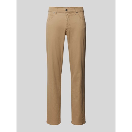 Spodnie materiałowe o kroju flex fit z 5 kieszeniami model ‘CADIZ’ ze sklepu Peek&Cloppenburg  w kategorii Spodnie męskie - zdjęcie 170727442