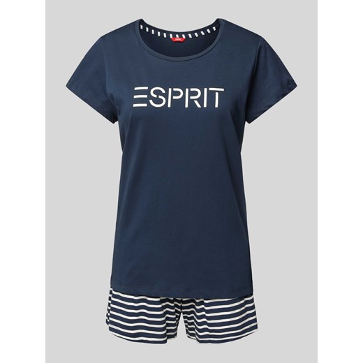 Piżama z nadrukiem z logo model ‘MIA’ ze sklepu Peek&Cloppenburg  w kategorii Piżamy damskie - zdjęcie 170727654