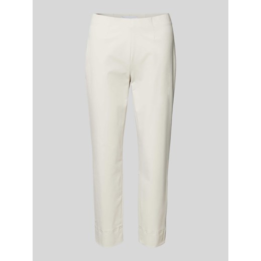 Spodnie o kroju slim fit w jednolitym kolorze model ‘PENNY’ ze sklepu Peek&Cloppenburg  w kategorii Spodnie damskie - zdjęcie 170727680