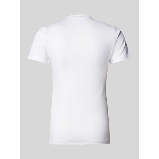 T-shirt z prążkowanym,okrągłym dekoltem model ‘NOBLESSE’ Mey XL Peek&Cloppenburg 