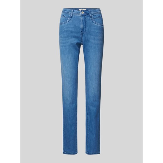 Jeansy o kroju slim fit ze szlufkami na pasek model ‘STYLE.MARY’ ze sklepu Peek&Cloppenburg  w kategorii Jeansy damskie - zdjęcie 170727784