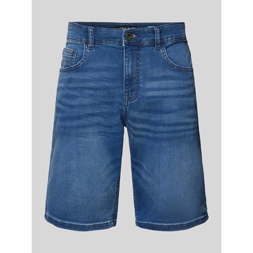 Szorty jeansowe o kroju regular fit z 5 kieszeniami model ‘SEATLE’ ze sklepu Peek&Cloppenburg  w kategorii Spodenki męskie - zdjęcie 170727870